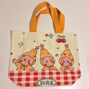 Twinkle Twinkle Cute Double Sided Mini Canvas Tote Bag, NEW